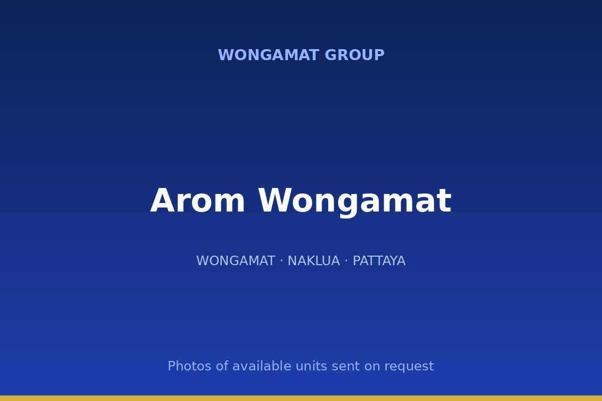 Arom Wongamat — Wongamat Group